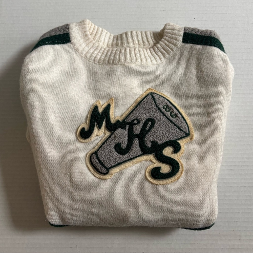 Cheerleading Uniform Cheer pep club vintage sweater